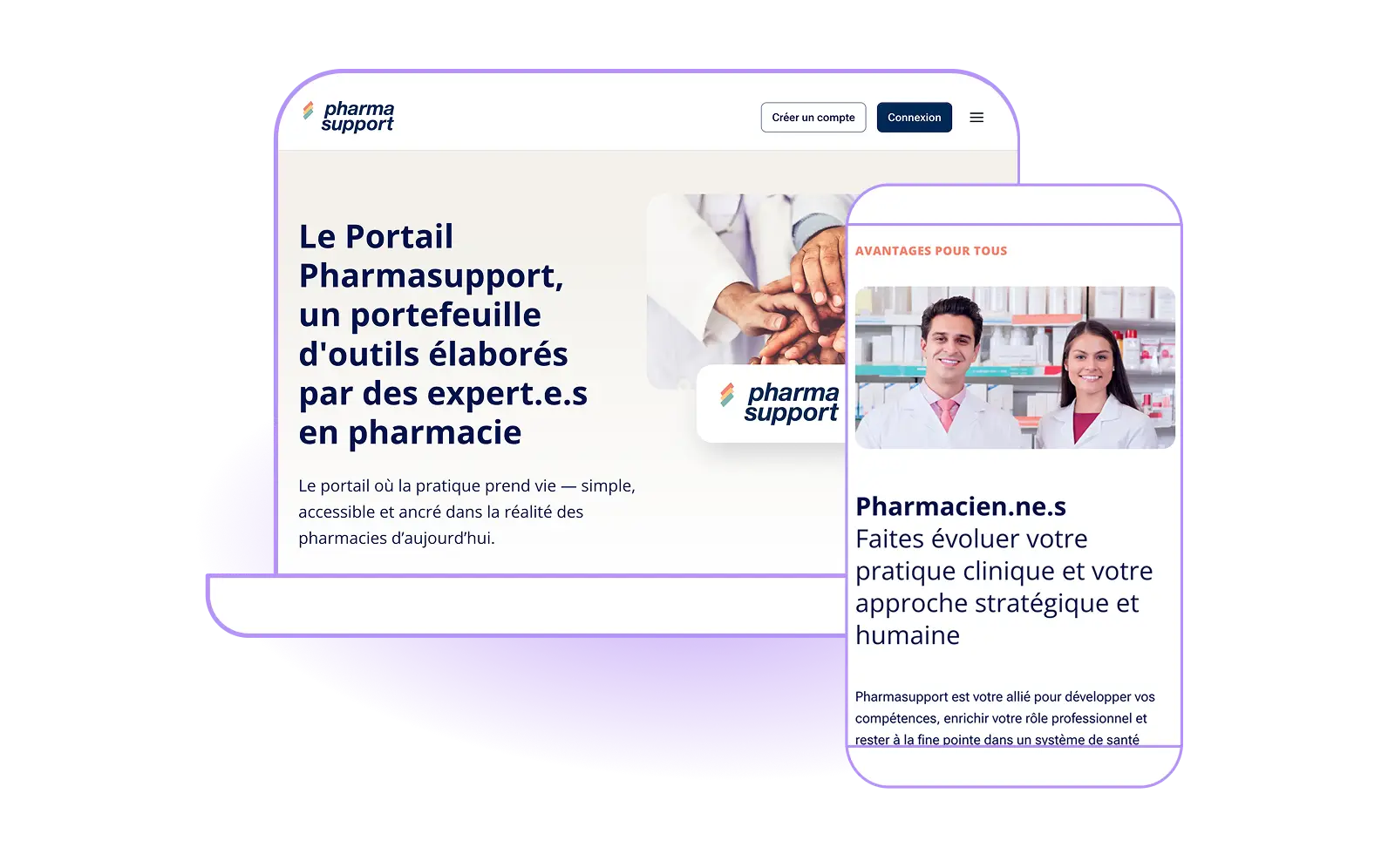 pharmasupport mock up